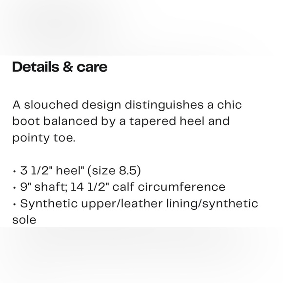 Jeffery Campbell Guillo pointed toe slouchy boot NWT - Picture 2 of 2